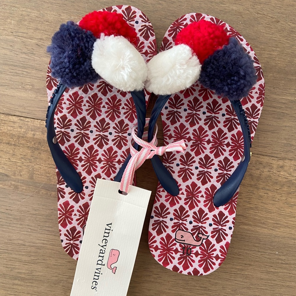Vineyard Vines- Brand new toddler flip-flops